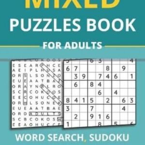 Funafter Books Mixed Puzzles Book For Adults - Word Sear (Paperback) (UK IMPORT)