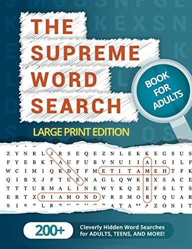 The Supreme Word Search Book for Ad…, Word Search Puz
