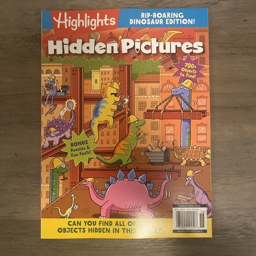 Hidden Pictures: Highlights Magazine 2025 ~ Rip-Roaring Dinosaur Edition