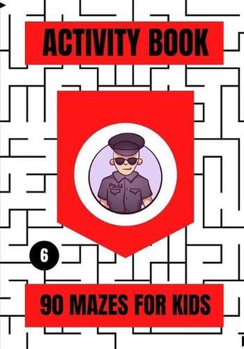 Activity Book: 90 Mazes for Kids by Yves Kervella Paperback Book