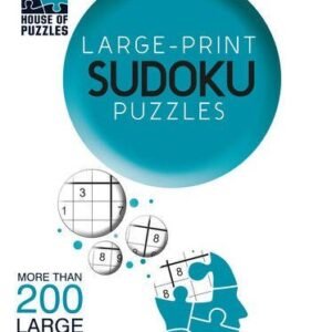 Large-Print Crossword Puzzles (Wrinklies) By House of Puzzles