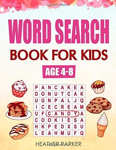 WORD SEARCH BOOK FOR KIDS AGE 4-8 By Heather Parker **BRAND NEW**