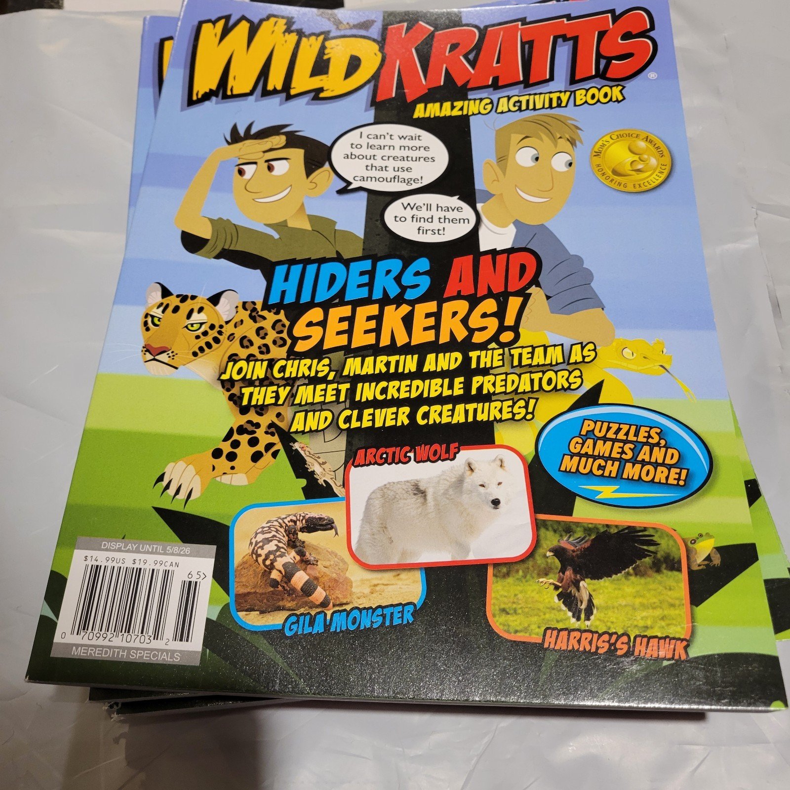 Wild Kratts Kids Magazine 2026 ~ Hiders And Seekers ~ Puzzles ~ Activity Book