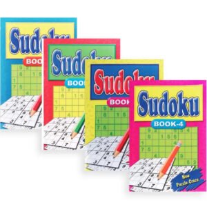 1 X SUDOKU PUZZLE BOOK A5 SIZE 100+ GRIDS IN EACH BOOK TRAVEL ADULT SKILL