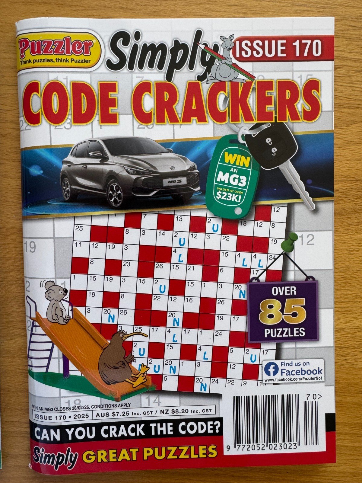 Australian Puzzler : Simply CODE CRACKERS Puzzle Books / Multiple Issues