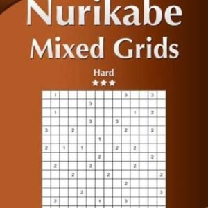 Nurikabe Mixed Grids - Hard - Volume 10 - 276 Logic Puzzles