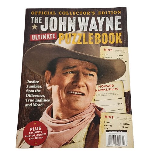 The John Wayne Ultimate Puzzle Book Official Collector’s Edition 2023 NEW