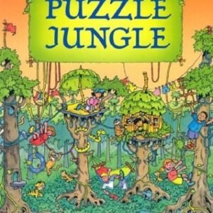 PUZZLE JUNGLE (USBORNE YOUNG PUZZLE BOOKS) By Susannah Leigh & Gaby Waters *VG+*