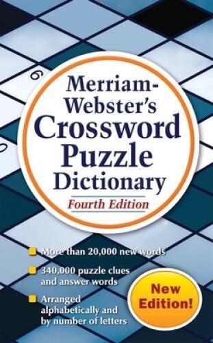 Merriam-Webster’s Crossword Puzzle Dictionary, Fourth Edition – VERY GOOD