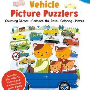 Play Smart Vehicle Picture Puzzlers Age 3+: Preschool Activity Workbook with...