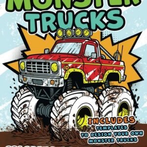 Monster Trucks: Coloring Book for Kids