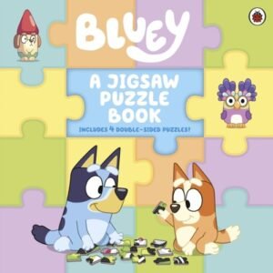 Bluey: A Jigsaw Puzzle Book: Includes 4 Double-Sided Puzzles