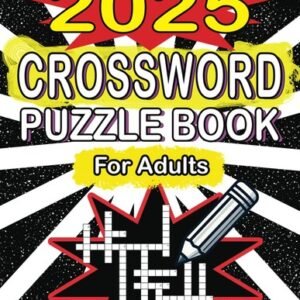 Crossword Puzzle Book For Adults: Brain Games and Challenges: En