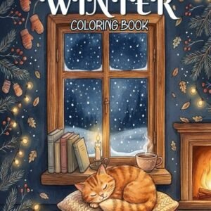 Large Print Winter Coloring Book for Adults and Seniors: Over 60 Easy, Large-Pri