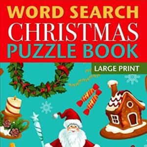 CHRISTMAS WORD SEARCH PUZZLE BOOK (LARGE PRINT): HOLIDAY By Janet Teas BRAND NEW