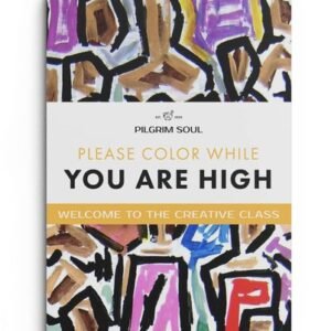 Mood Enhancing Adult Coloring Book: Please Color While You Are high vol 1