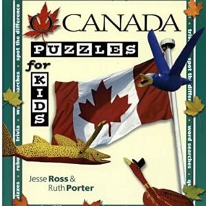 O Canada Puzzles for Kids Book 1 - paperback The Puzzling Sports Institute