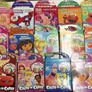 COLOR N CARRY GAME BOOK INCLUDE 6 MARKERS ,AGE VARY CHECK LISTING SOLD SEPARATE