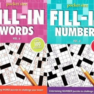 Fill in Numbers - Sharpen Your Memory, Boost Your Brain (Pocket Size) - Vol.6 -6