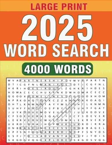4000 Giant Book of Word Search For Adults (200 Themed Puzzles): Wordsearches…