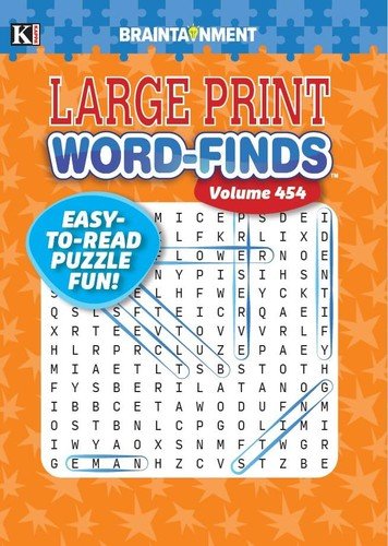 Large Print Word Finds- Word Search Puzzle Book