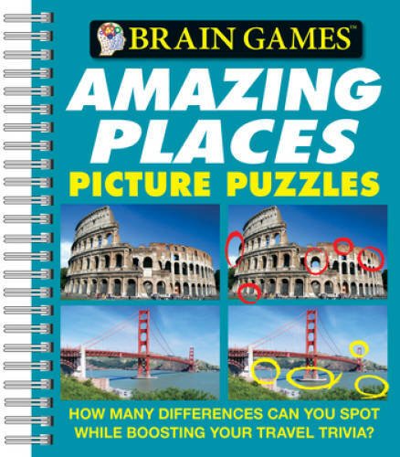 Brain Games: Amazing Places Picture Puzzles (Brain Games (Unnumbered)) – GOOD