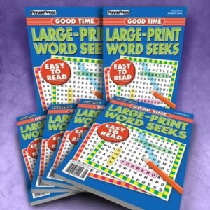 Large Print Word Search Puzzle Book 224 Puzzles 9000 Words Adults Seniors Teens