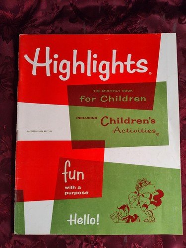 Rare HIGHLIGHTS Children’s magazine December 1976 Stories Activities Puzzles!