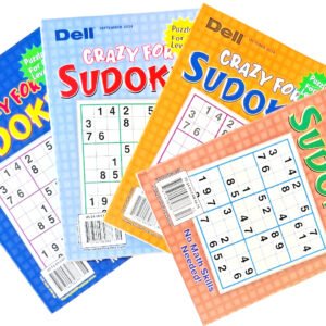 NEW Lot of 4 Penny Press Dell Crazy Sudoku Extreme Ken Ken Jigsaw Puzzle Books