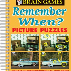 Brain Games Picture Puzzles: Remember When? (Brain Games (Unnumbered)) - GOOD