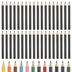 Cute Black Color Drawing Pencils for Adult Coloring Books, 36 Pcs