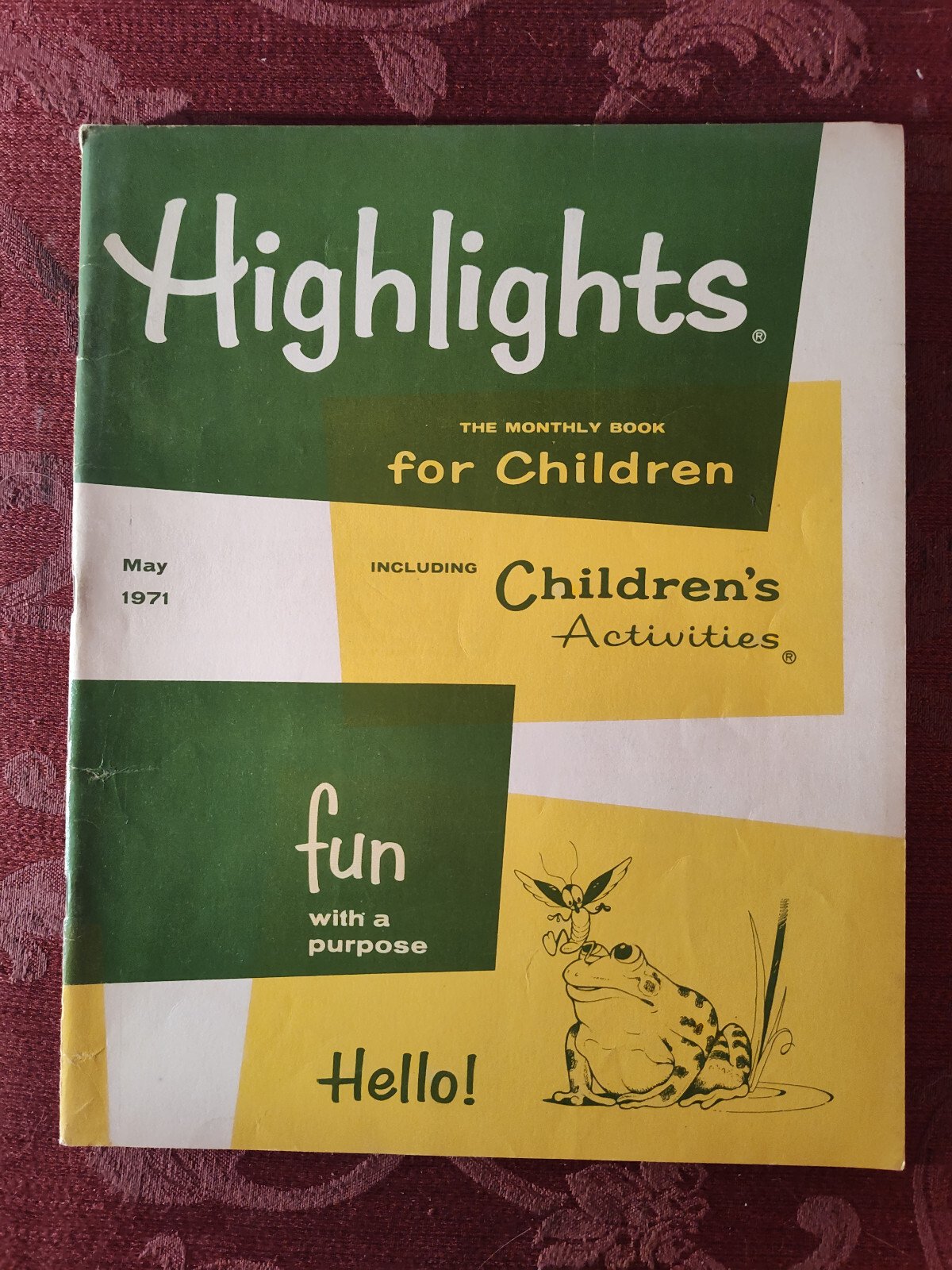 Rare HIGHLIGHTS Children’s magazine May 1971 Stories Activities Puzzles!