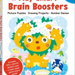Play Smart Brain Boosters Age 3+: Preschool Activity Workbook with Stickers ...