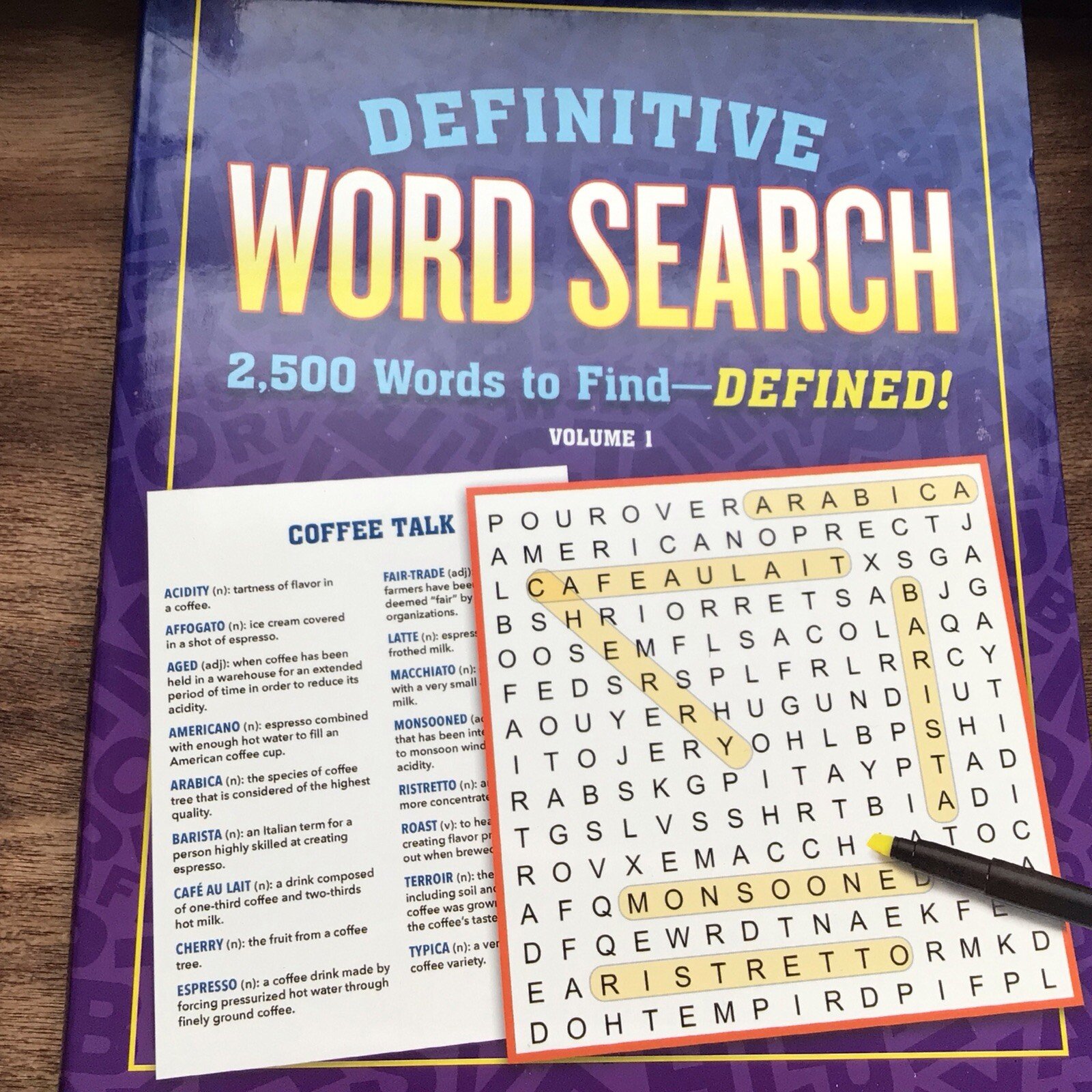Definitive Word Search Volume 1 : 2,500 Words to Find (Paperback)/New