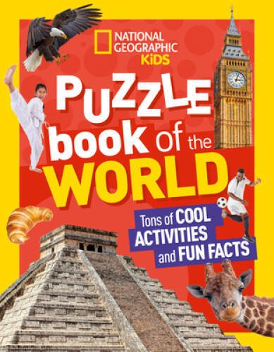 National Geographic Kids Puzzle Book of the World – Paperback – GOOD