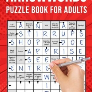 Arrowwords Puzzle Books for Adults: Arrow Words Crossword Activi