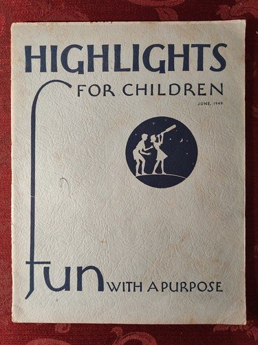 Rare HIGHLIGHTS Children’s Magazine June 1949 Activities Stories Puzzles!