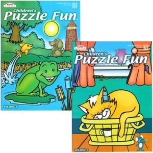 2 Kappa Children's Activity Coloring Book Puzzle Fun Party Favor New