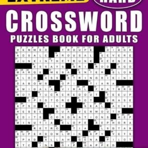 Robyn Publisher Extreme Hard Crossword Puzzles Book For Adults (Paperback)