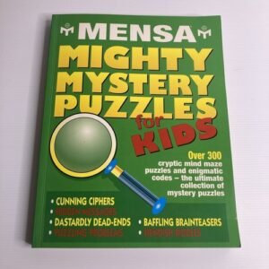 Mensa Mighty Mystery Puzzles for Kids Robert Allen; Brain Teasers Mazes Boost IQ