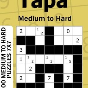 Tapa puzzle book for Adults: 400 Medium to Hard Puzzles 7x7 (Volume 18) by Alena