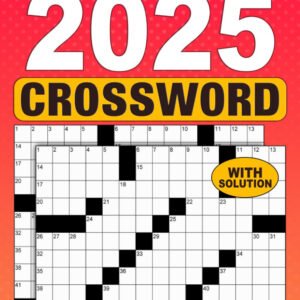 2025 Medium Crossword Puzzles Book For Adults And Seniors With Solution: Test Yo
