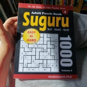 Suguru Adult Puzzle Book 1000 Easy to Hard Number Blocks 9x9 10x10 12x12 Puzz...
