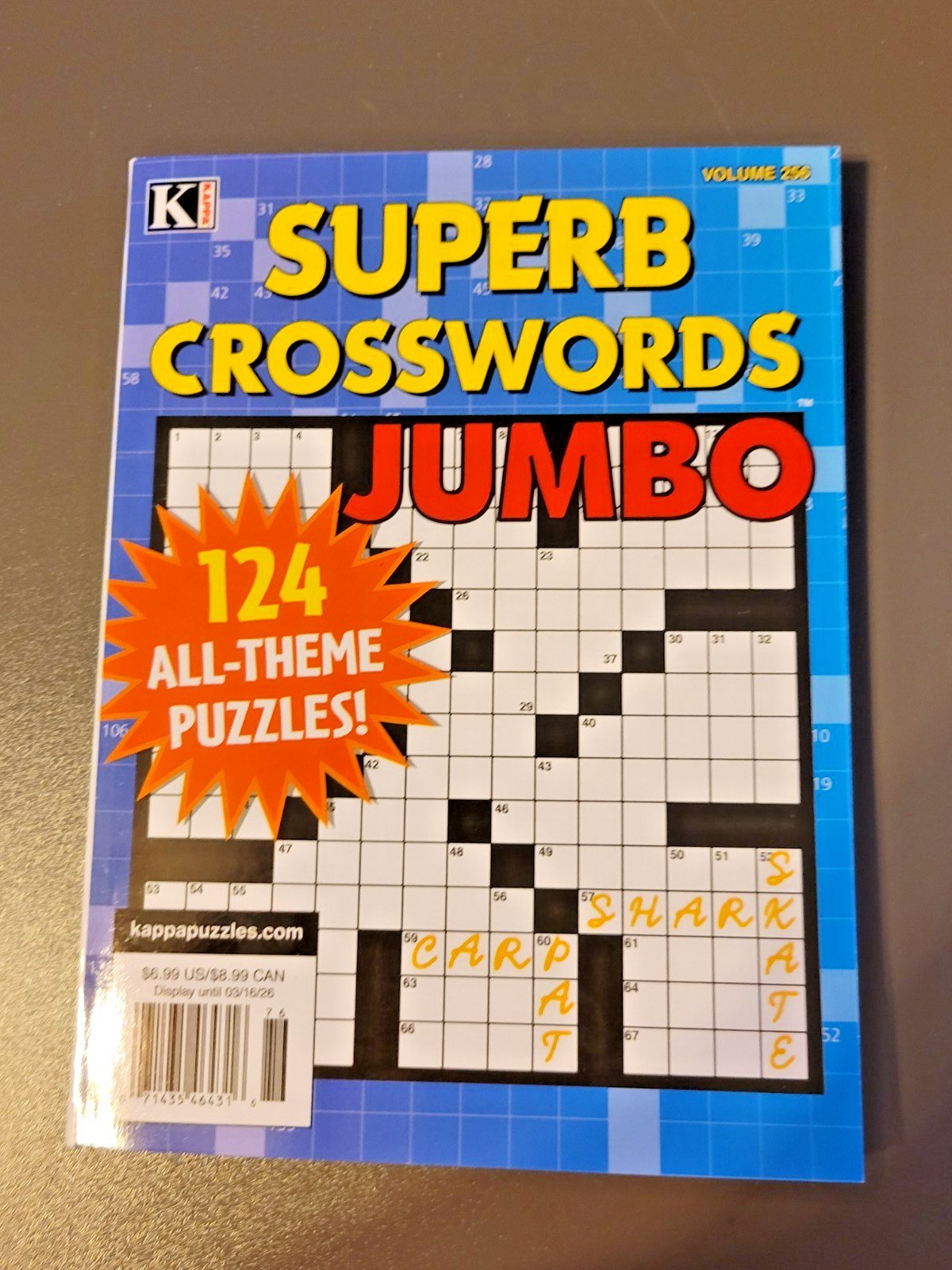 Superb Crosswords Jumbo Puzzle Book by KAPPA – 124 All-Themed Puzzles!