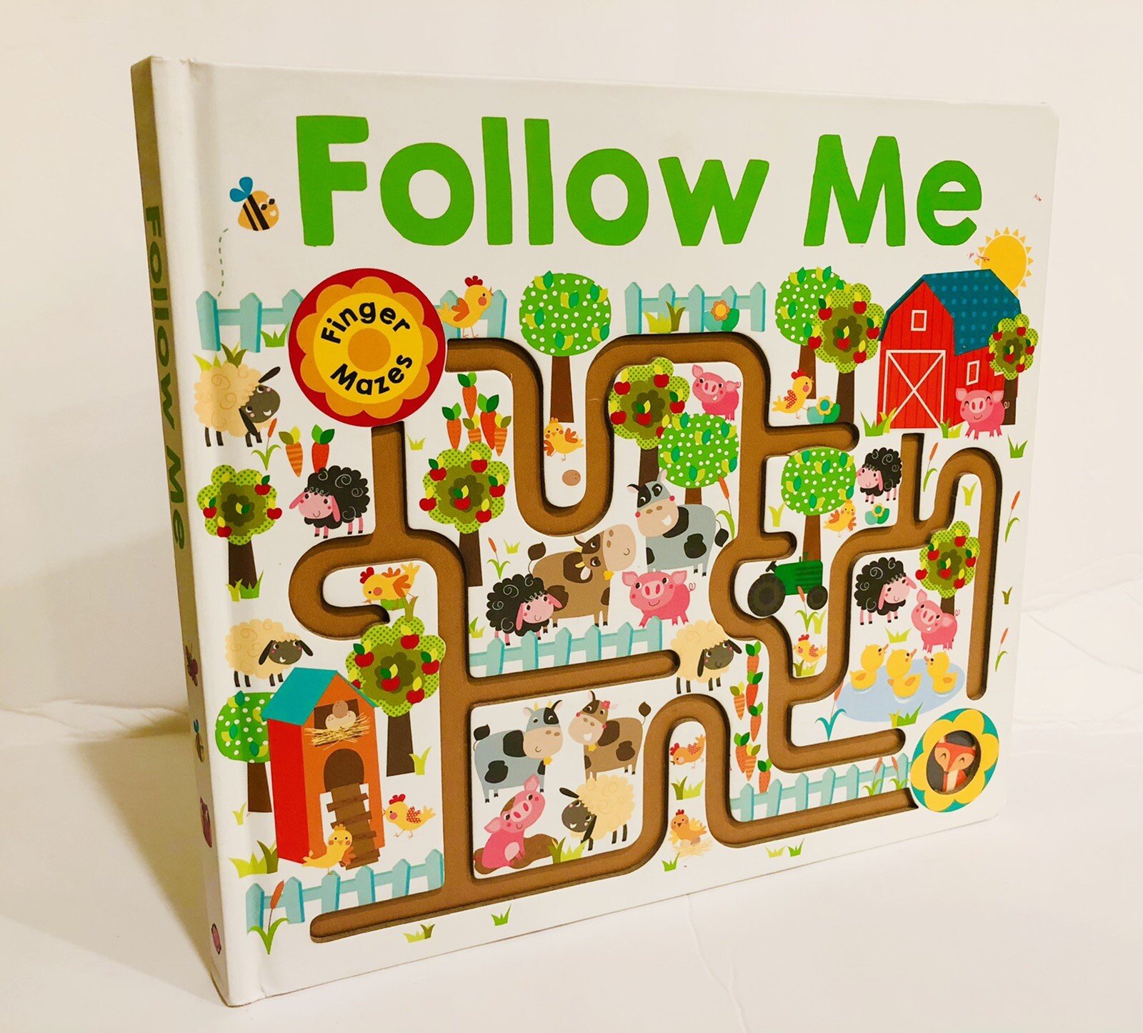 Follow Me Finger Mazes Board Book Interactive New