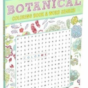 Botanical Coloring Book & Word Search by Editors of Thunder Bay Press