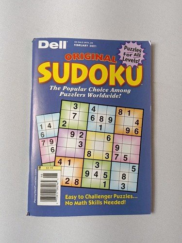 DELL ORIGANAL SUDOKU 2021- NEW FREE SHIPPING