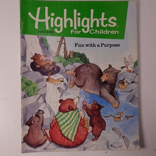 Highlights for Children Magazine June 1990 #468 Puzzles Activities Comics