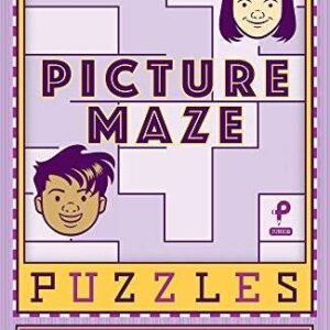 Picture Maze Puzzles for Bright Kids (Puzzlewright Junior Picture Mazes) - GOOD