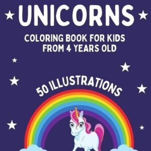 UNICORN Coloring Book For Kids: 50 illustrations - Great gift idea for Kids - La